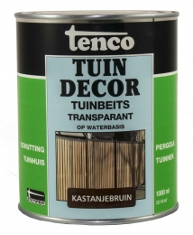 Tuindecortransparantkastanjebruin1lverfbeits-Tenco