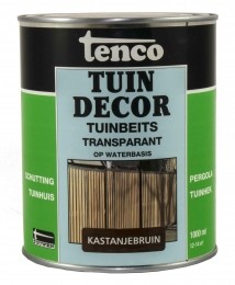 Tuindecortransparantkastanjebruin1lverfbeitsTenco-Tenco