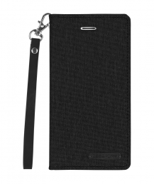 HoesjegeschiktvoorSamsungGalaxyA8Pus2018-mercurycanvasflipwalletcase-zwart