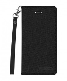 SamsungGalaxyA425GHoesje-MercuryCanvasDiaryWalletCase-HoesjemetPasjeshouder-Grijs