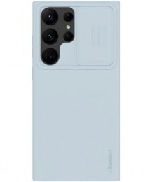 TelefoonhoesjegeschiktvoorSamsungGalaxyS23Ultra-NillkinCamShieldSilconencase-Grijs