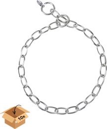 Slipkettingkorteovaleschakel-RVS-Setvan10stuks