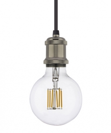 VintageHanglampFittingE27Parelzwart