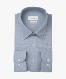 ProfuomoJapaneseKnittedOverhemdX-CutawaySFBlue41