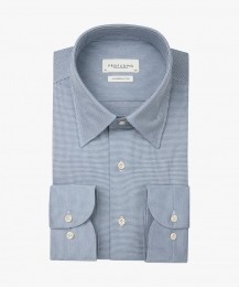 ProfuomoJapaneseKnittedOverhemdX-CutawaySFBlue41