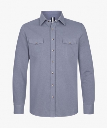 ProfuomoOvershirtPPWF10005D-Blue