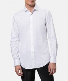 PierreCardinOverhemdTailoredFitHenryCottonStretchWhite44