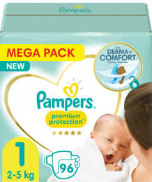 Pampers-PremiumProtection-Maat1-MegaPack-96luiers