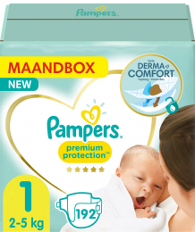 Pampers-PremiumProtection-Maat1-Maandbox-192luiers