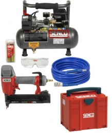 SencoPC0964EUPSPneumatischeAfwerkTackerFinishpro18MgInT-locSystainer38LCompressorPC10105mSlangCombiset