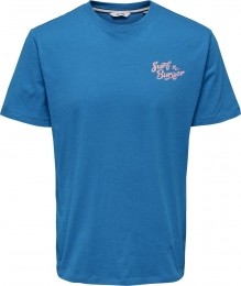 OnlySonsIllusionHerenT-shirt-M-Blauw