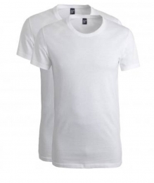 AlanRedT-shirtJames2PackRondeHalsWitXL