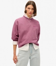EssentialOverdyedSweatshirtmetLogoRozeGrootte40