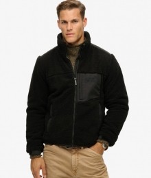 RelaxedFleeceTrekkerjasZwartGrootteXxxl