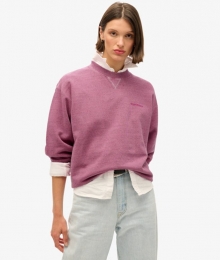 EssentialOverdyedSweatshirtmetLogoRozeGrootte44