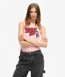 RetroSlim-fitBodywarmermetVersieringRozeGrootte34