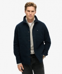 TheMerchantStore-MoleskinOvershirtBlauwGrootteS