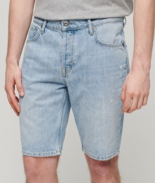 VintageShortmetRechtePijpenLichtblauwGrootte32