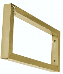 OUTLETOphangbeugelBWStbvwastafelblad46x22cmPrijsperstukRVSGoud