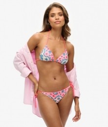 TriangelbikinitopmetKoordjesRozeGrootte44