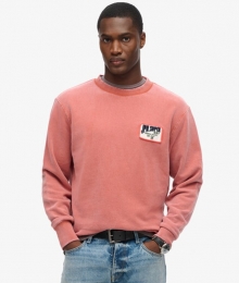 MechanicSweatshirtmetRondeHalsenLossePasvormOranjeGrootteM