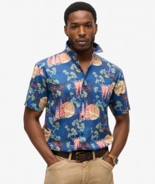 HawaaansOverhemdBlauwGrootteXxl
