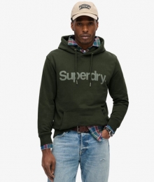 CoreLogoCityHoodiemetLossePasvormKhakiGrootteL