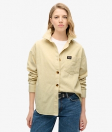 OvershirtvanGrofCorduroyCrmeGrootte36
