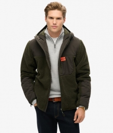 HybrideExpeditionHoodiemetBorgvoeringGroenGrootteL