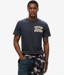 VintageAthleticT-shirtBlauwGrootteL