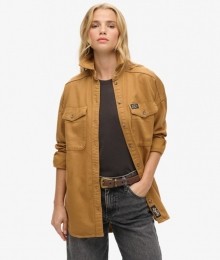 OversizedDenimShacketBruinGrootte38