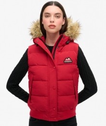 EverestBodywarmervanImitatiebontRoodGrootte36