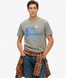 CoreLogoGreatOutdoorsT-shirtDonkergrijsGrootteXxl