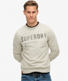 SurplusSweatshirtmetRondeHalsenPrintGrijsGrootteM
