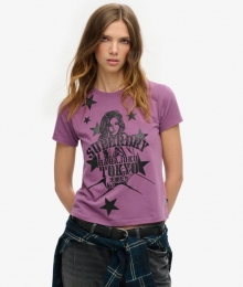 PopArchiveSuperT-shirtmetAansluitendePasvormPaarsGrootte36