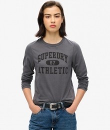 AthleticEssentialsSlimfitRingertopmetLangeMouwenDonkergrijsGrootte40
