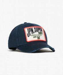 TruckerpetmetGrafischePrintBlauwGrootte1SIZE