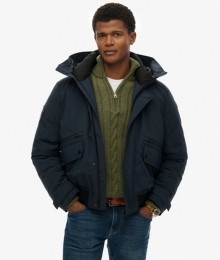 GewatteerdCityBomberjackBlauwGrootteS