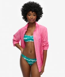 GerecycledeTie-dyeBikinitopGroenGrootte38