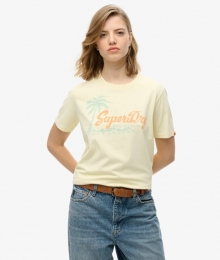 Lo-fiOutdoorRelaxedT-shirtYellowGrootte40