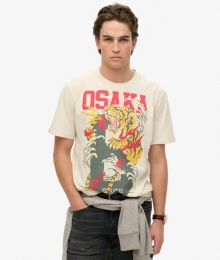 OsakaT-shirtmetLossePasvormWhiteGrootteXxxl
