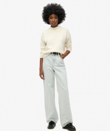 JeansmetWijdePijpenvanBiologischKatoenLichtblauwGrootte3032