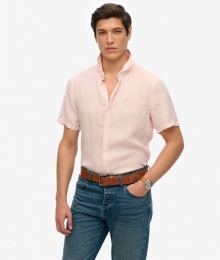 LinnenSDVacationOverhemdmetBorduurselPinkGrootteXxl