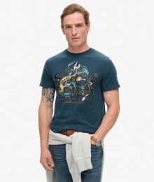 TokyoT-shirtmetPrintBlauwGrootteL