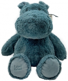 LabelLabelHippoHarveyBlauw26cmKnuffel