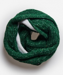 GracieColsjaalmetKabelpatroonBeigeGrootte1SIZE