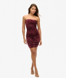 FluwelenBandeaumini-jurkRozeGrootte40