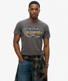 RockBandT-shirtmetGrafischePrintGrijsGrootteM