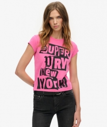 EmbellishedPunkT-shirtmetKapmouwenRozeGrootte44