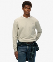 EssentialLogoCrewSweatshirtBeigeGrootteXL